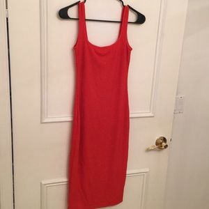 Topshop rib dress